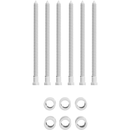 Ekena Millwork Barnfold 4-Door 7/8" Extension Kit, Rocket White GB6007M4EXRW